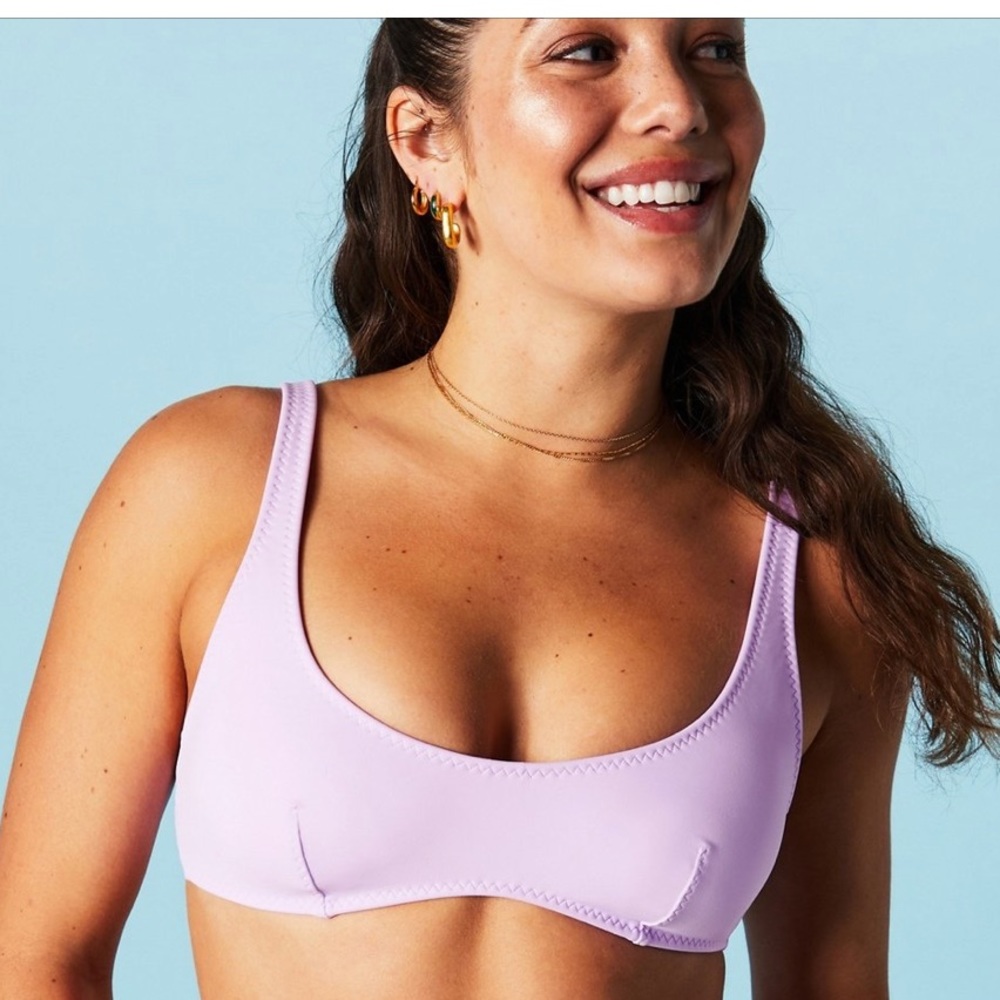 Low Scoop Swim Top